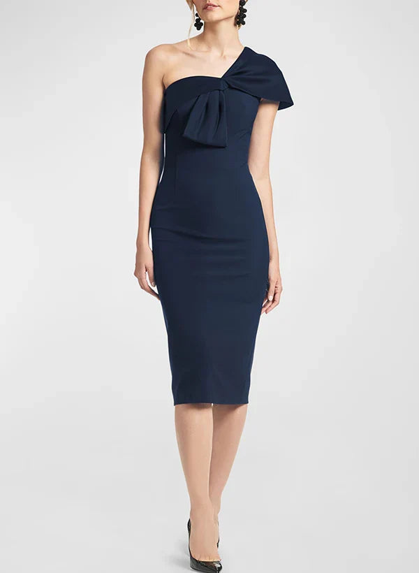 One-Shoulder Sleeveless Knee-Length Dress - Chloe Dress