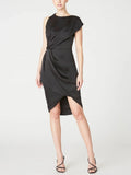 A-Line Sleeveless Ruffled Knee-Length Dress - Chloe Dress