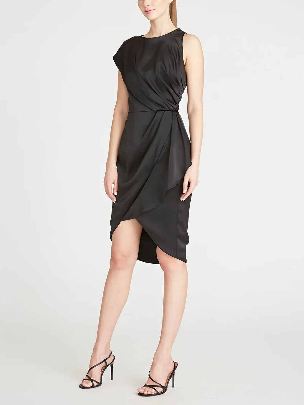 A-Line Sleeveless Ruffled Knee-Length Dress - Chloe Dress
