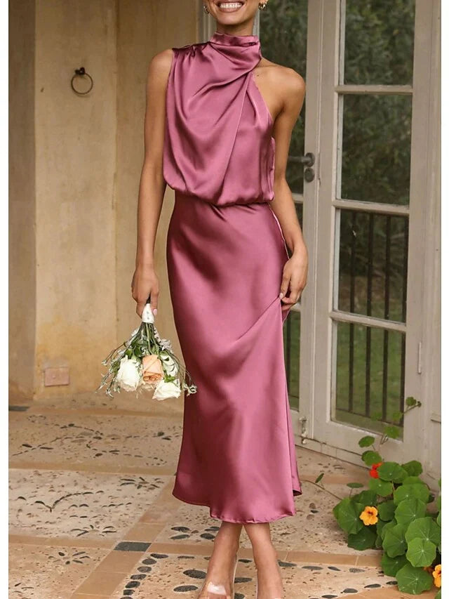 High Neck Mini Prom Dress - Chloe Dress