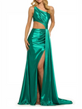 Off-Shoulder High Slit Evening Dress - Chloe Dress