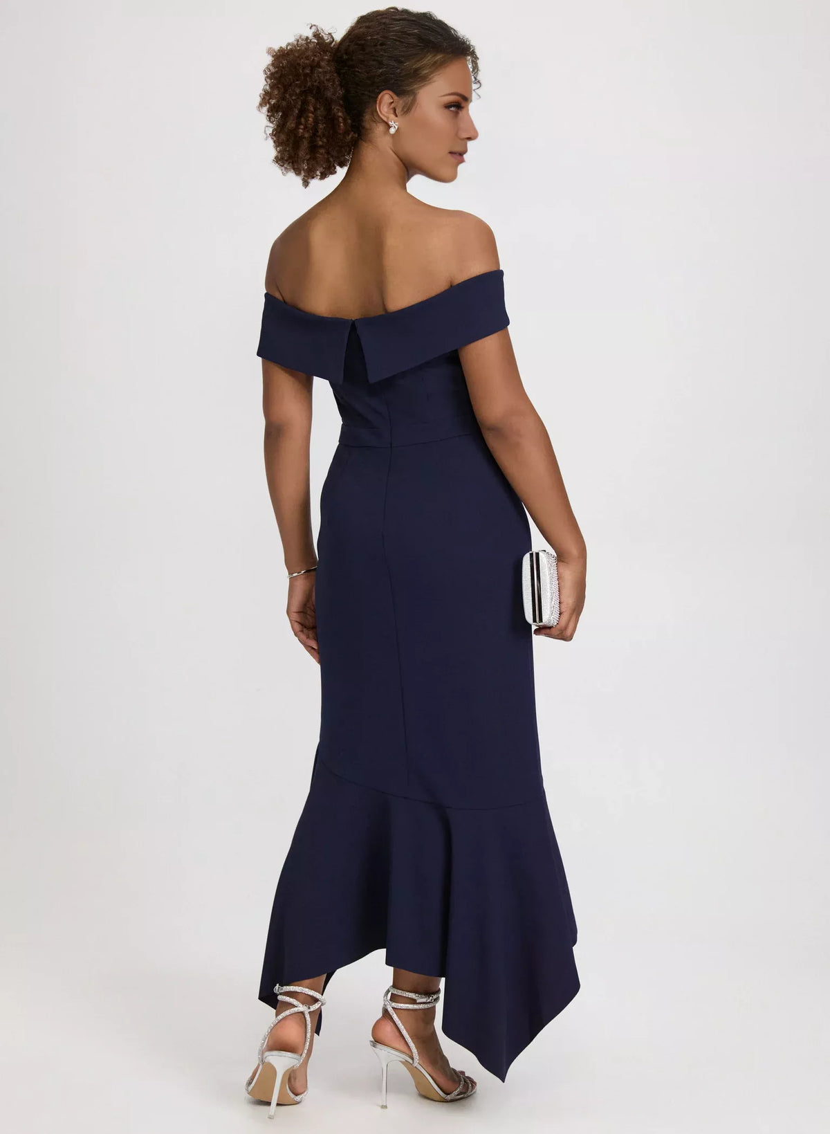 Off-Shoulder Sleeveless Backless High Slit Evening Dress - Chloe Dress