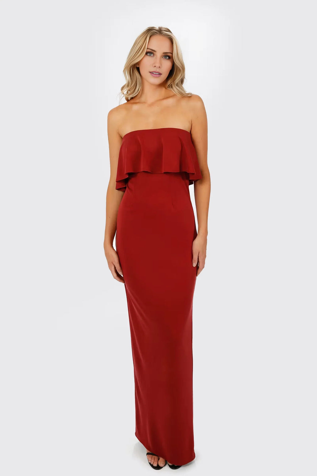 Strapless Sleeveless Backless Floor-Length Prom Dress - Chloe Dress