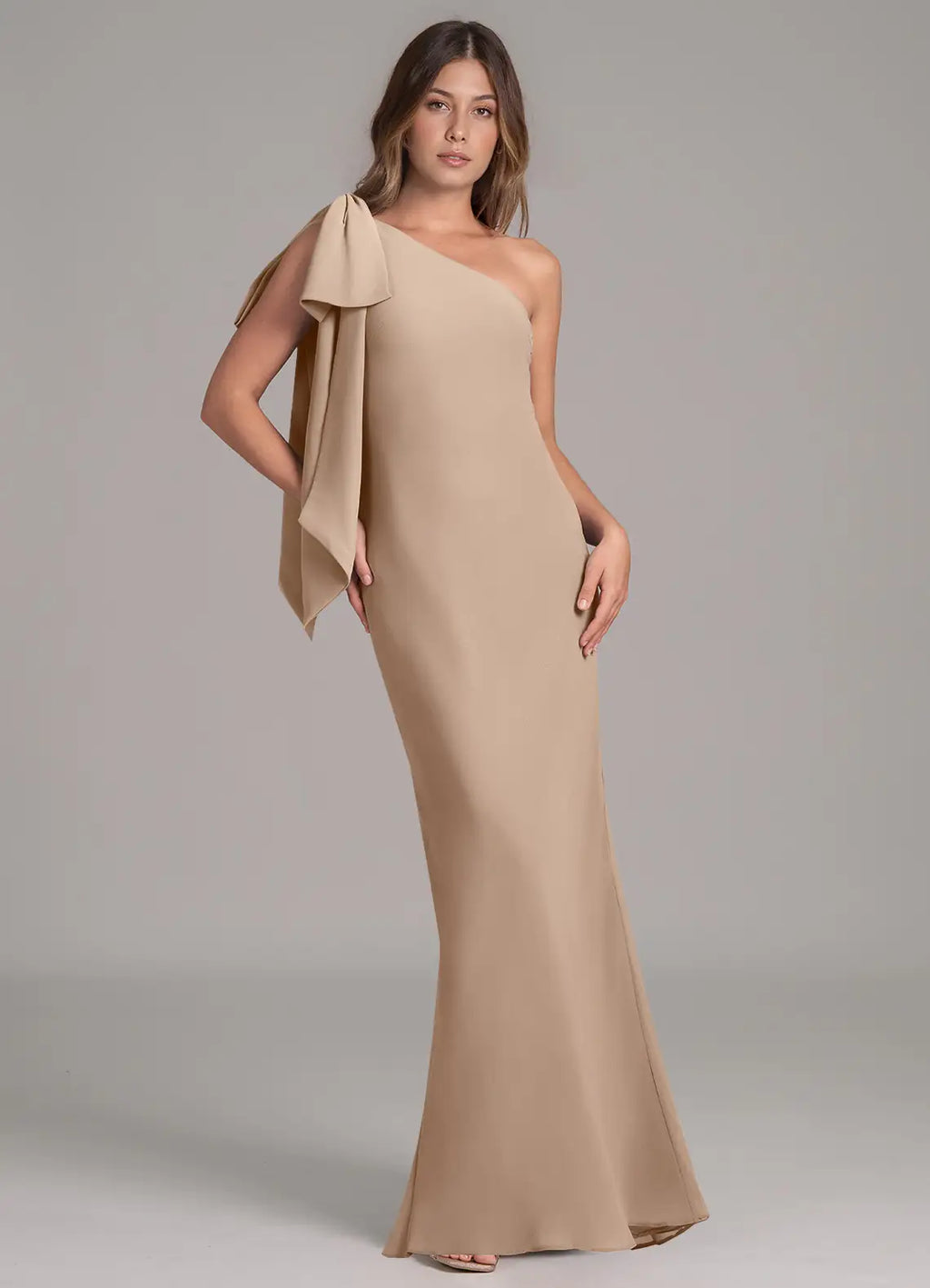 Mermaid One-Shoulder High Slit Wedding Dress - Chloe Dress
