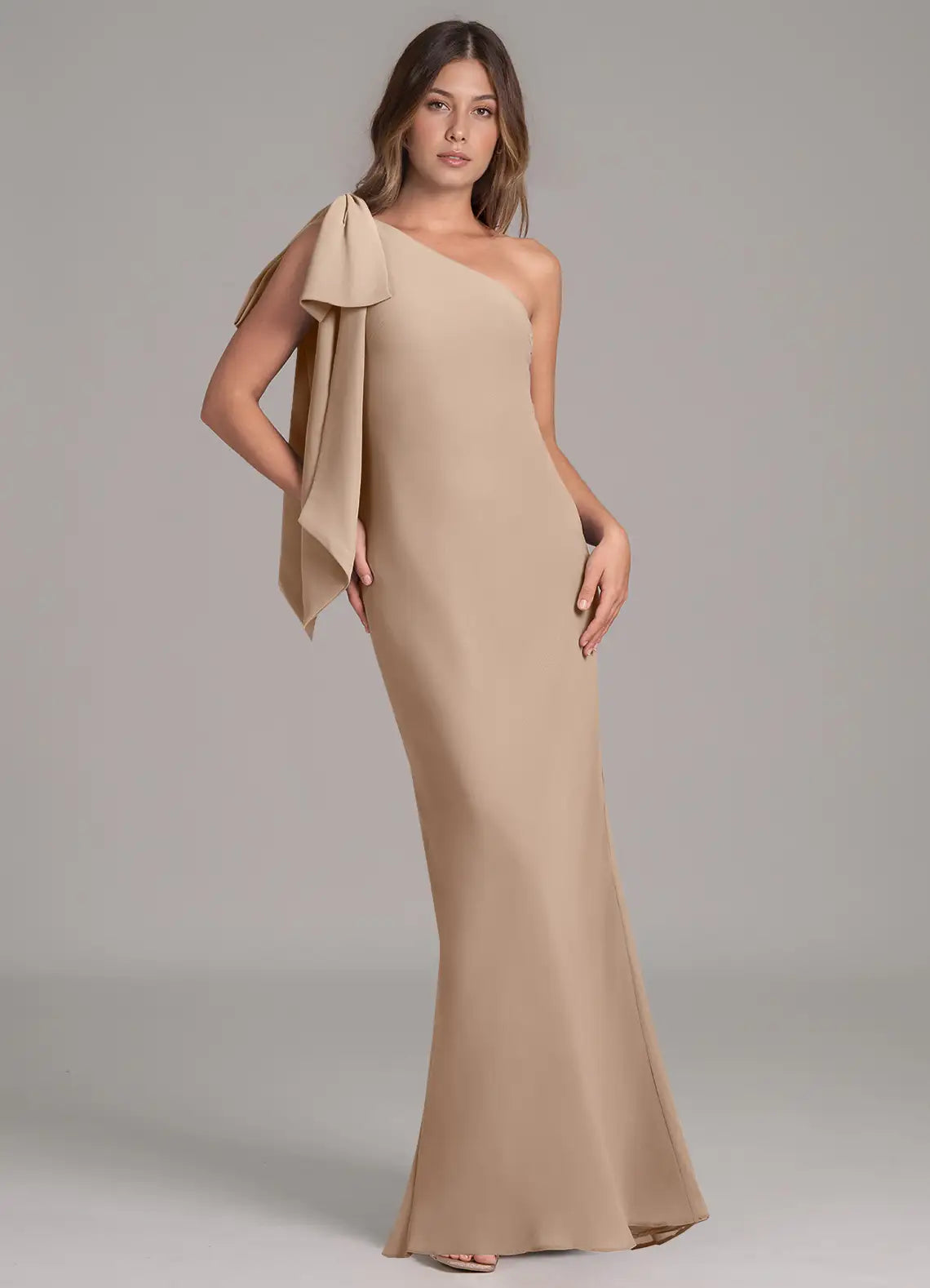 Mermaid One-Shoulder High Slit Wedding Dress - Chloe Dress