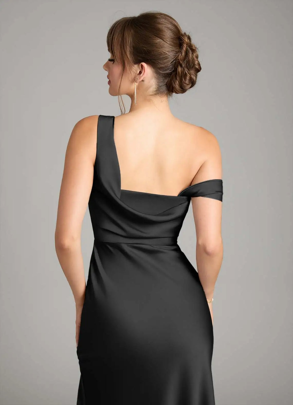 One-Shoulder Wedding Dress - Chloe Dress
