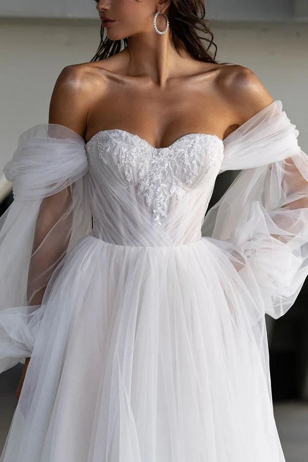 A-Line Sweetheart Wedding Dress - Chloe Dress