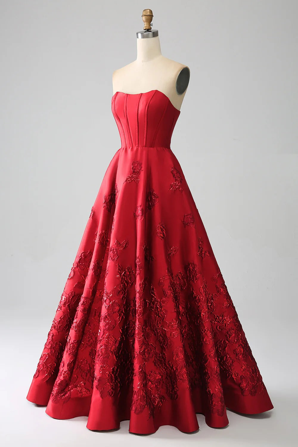 Red A-Line Sweetheart Prom Gown - Chloe Dress