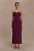 Sweetheart Sleeveless Midi Evening Dress - Chloe Dress