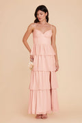 Sweetheart Chiffon Tiered Floor-Length Wedding Dress - Chloe Dress