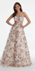 Sweetheart Tulle Ruffled Prom Dress - Chloe Dress