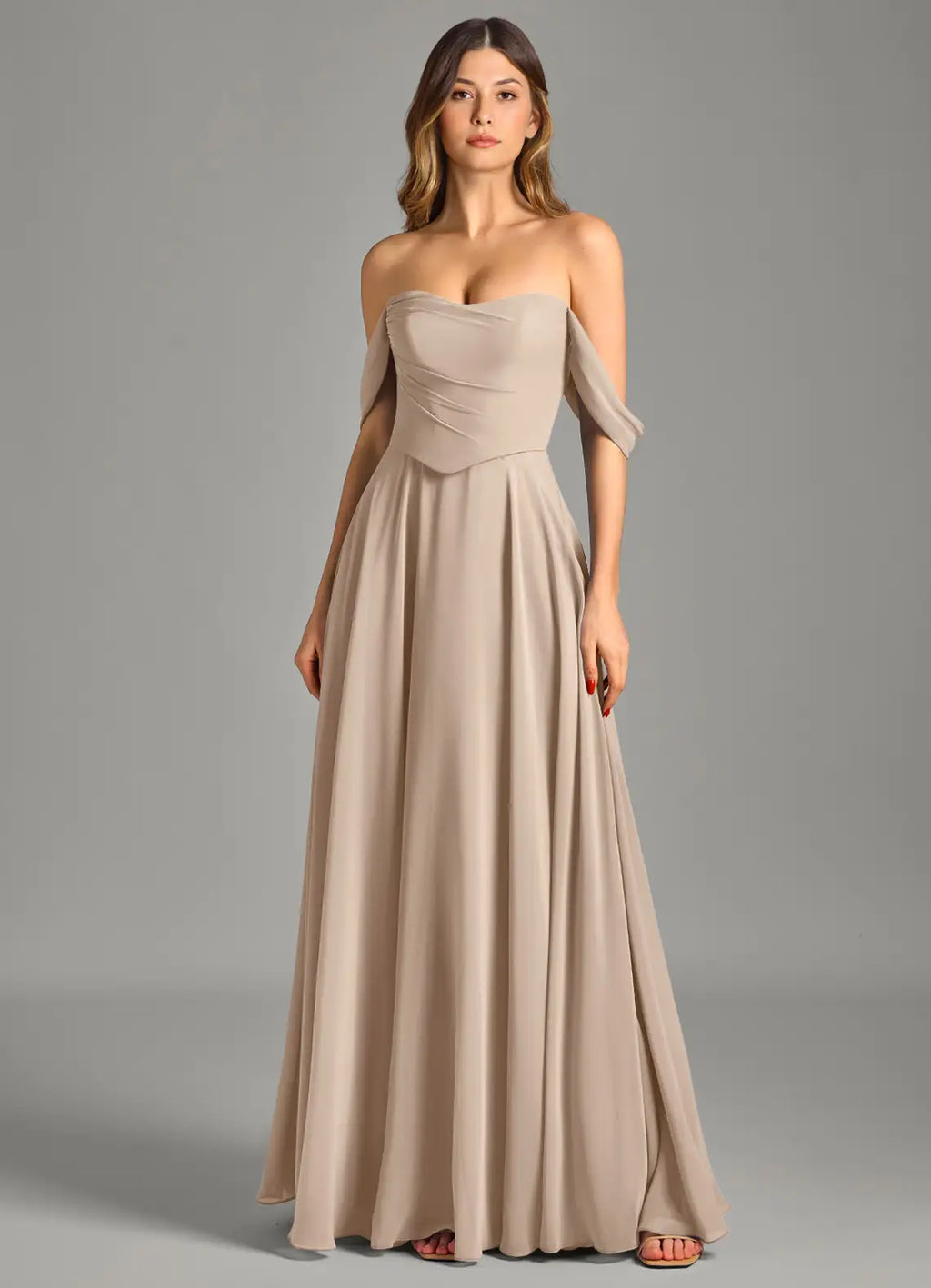 Chiffon Wedding Dress - Chloe Dress