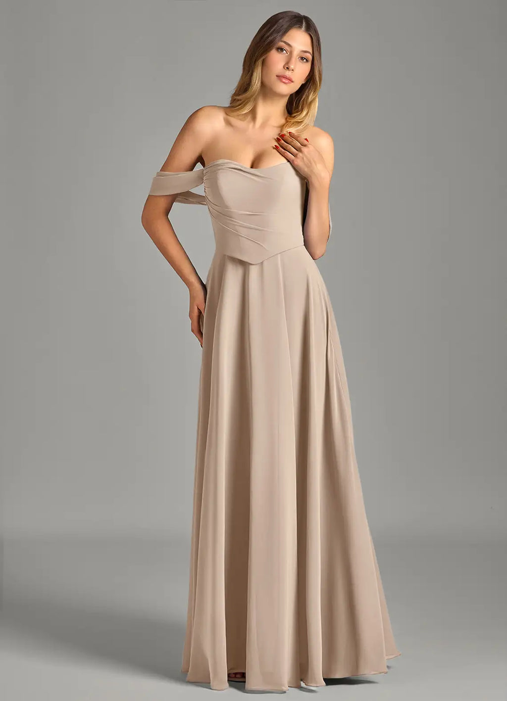 Chiffon Wedding Dress - Chloe Dress