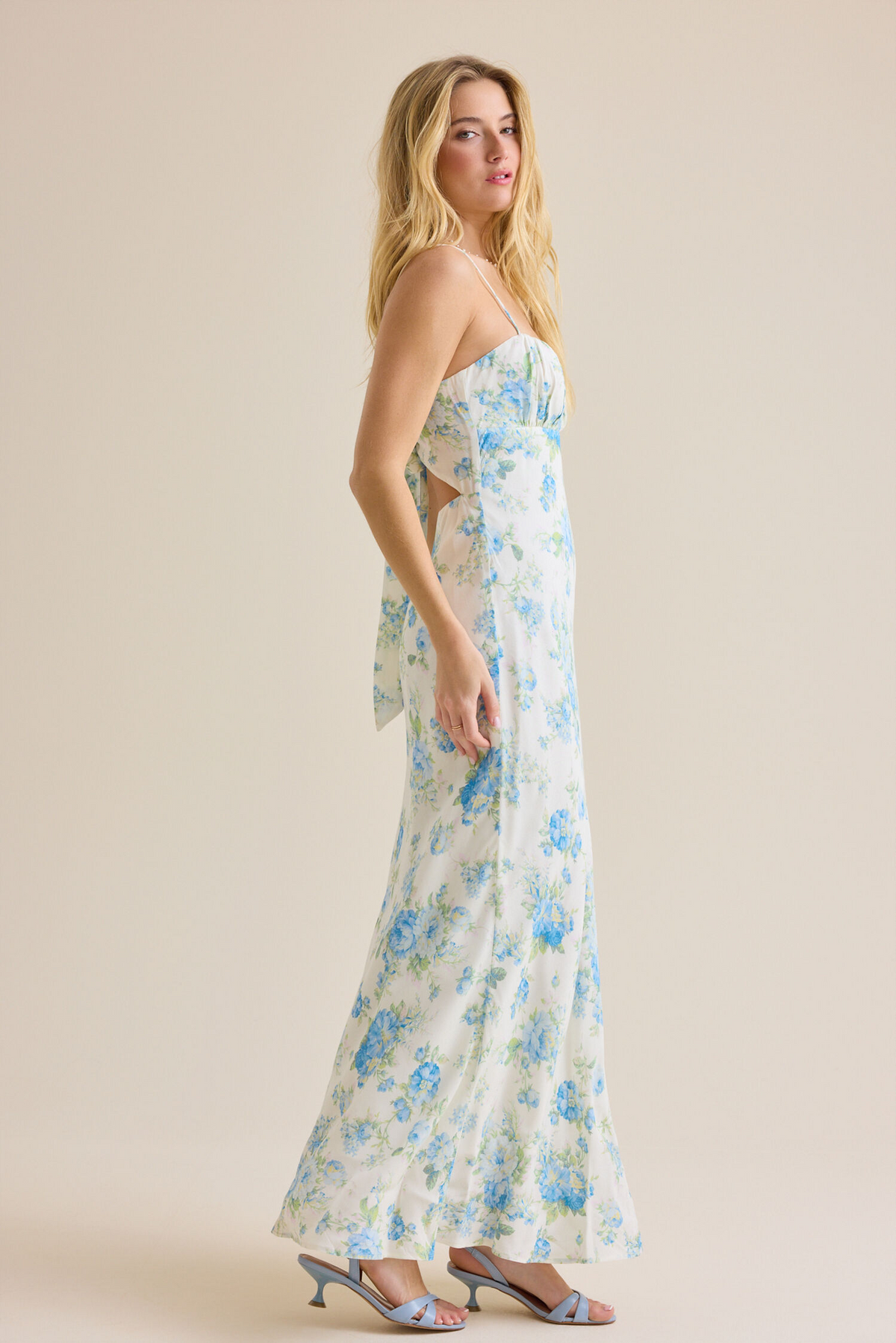 A-Line Spaghetti Strap Cutout Prom Dress - Chloe Dress