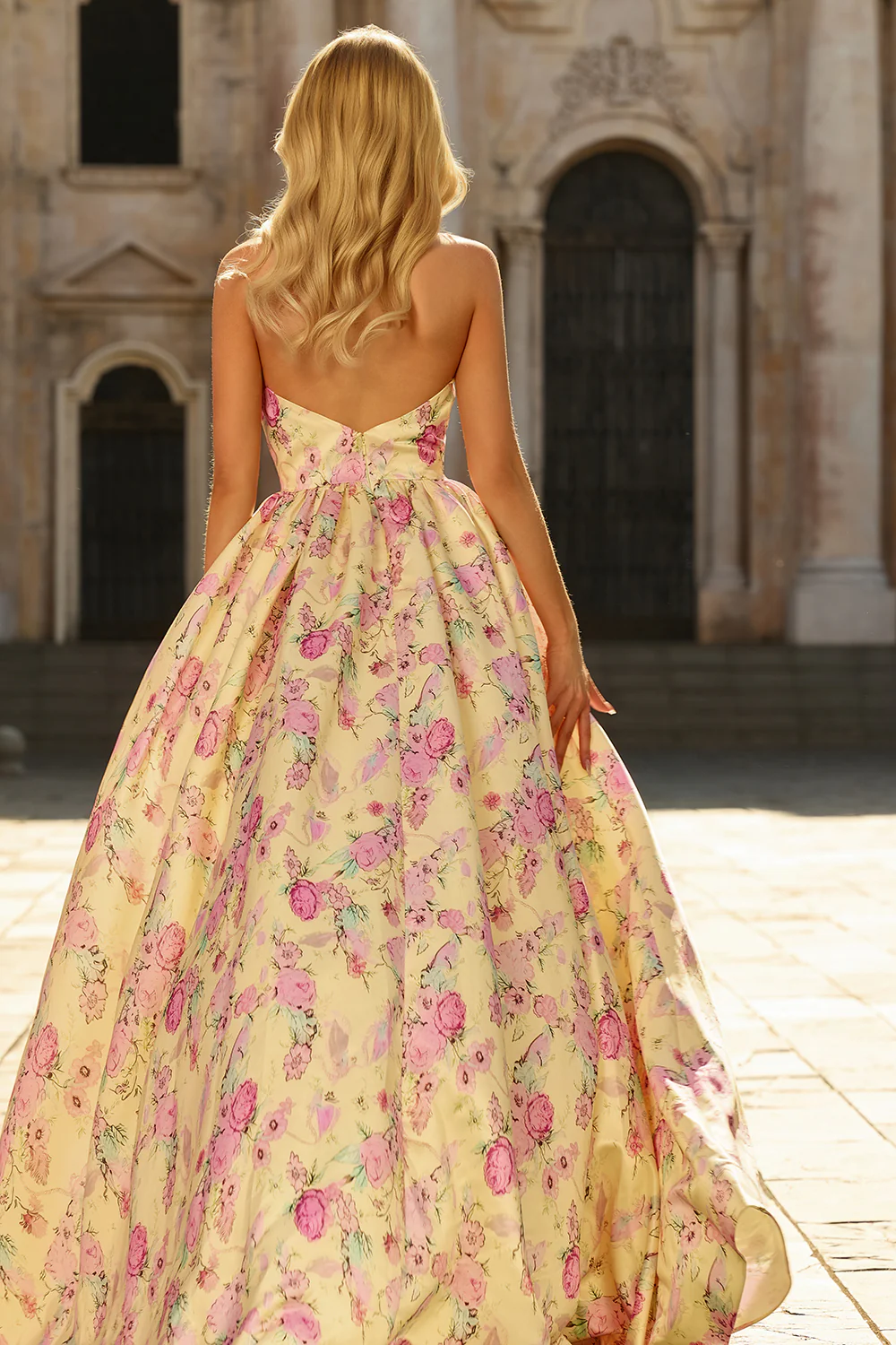 Halter Satin High Slit Prom Dress - Chloe Dress
