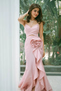 Mermaid Sweetheart Open Back Floor-Length Evening Dress - Chloe Dress