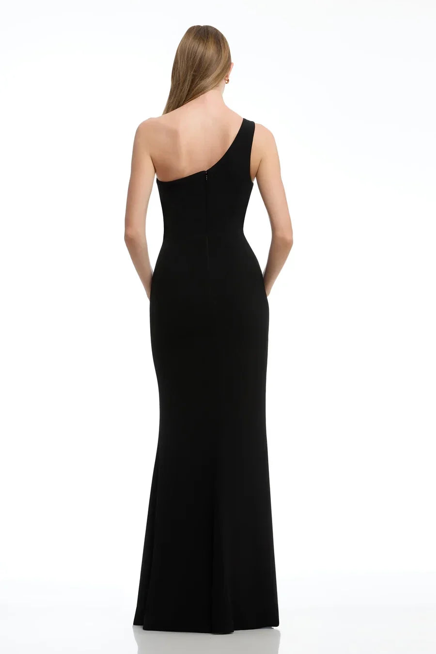 Mermaid One-Shoulder Sleeveless High Slit Floor-Length Evening Dress - Chloe Dress