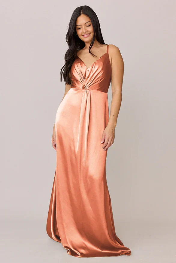 Mermaid V-Neck Floor-Length Wedding Dress - Chloe Dress