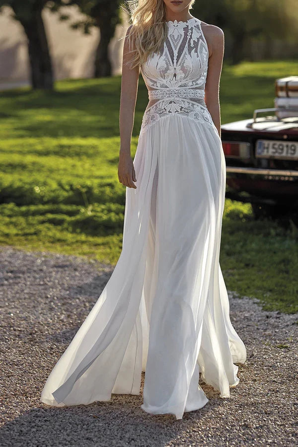A-Line Lace Wedding Dress - Chloe Dress