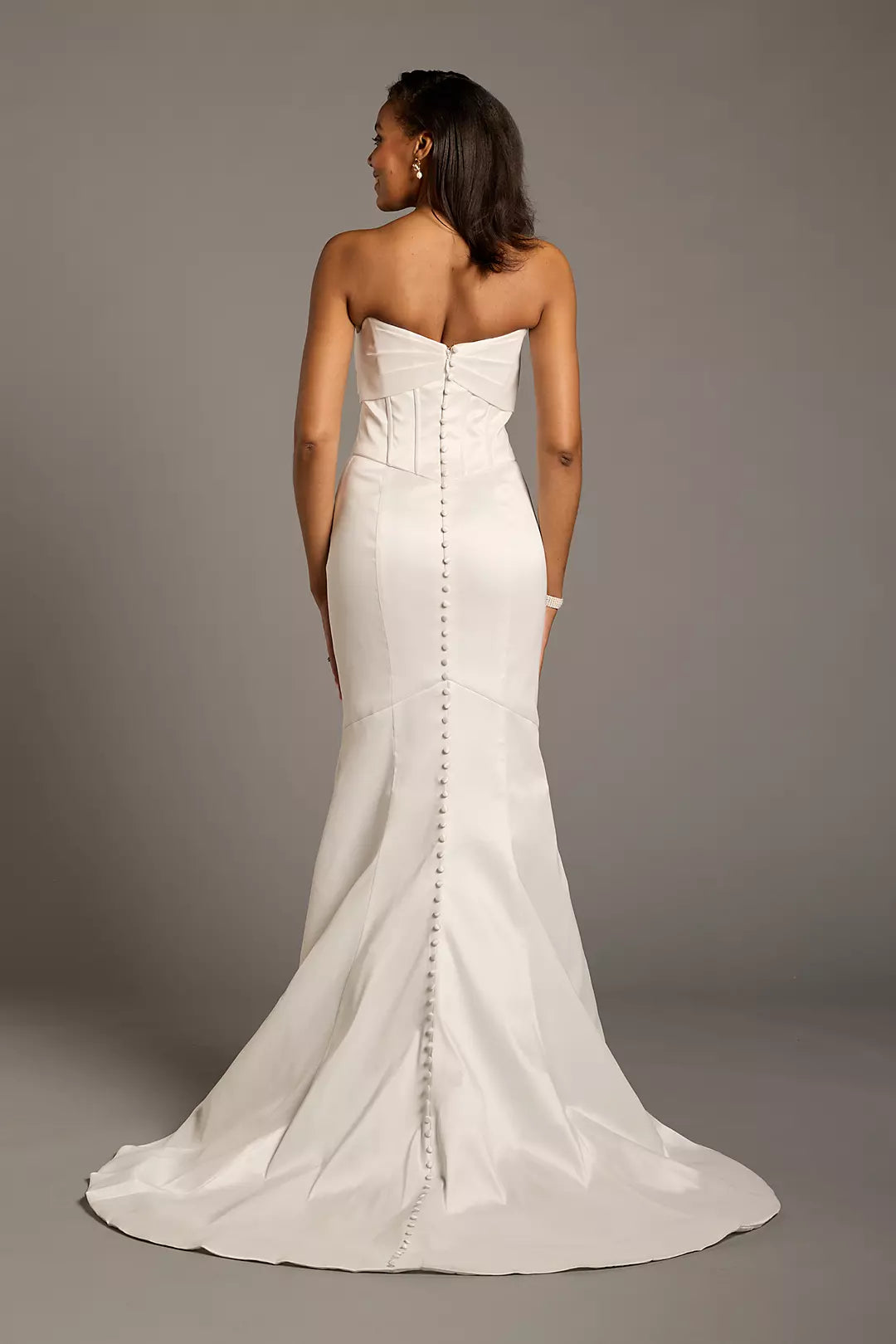 Mermaid Off-Shoulder Sleeveless Backless Floor-Length Wedding Dress - Chloe Dress