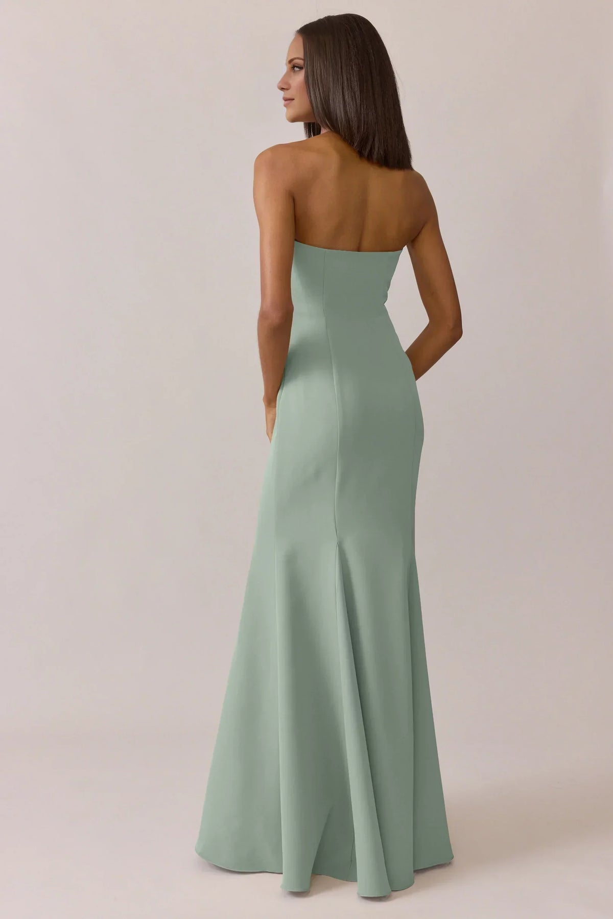 Sweetheart Satin Floor-Length Wedding Dress - Chloe Dress