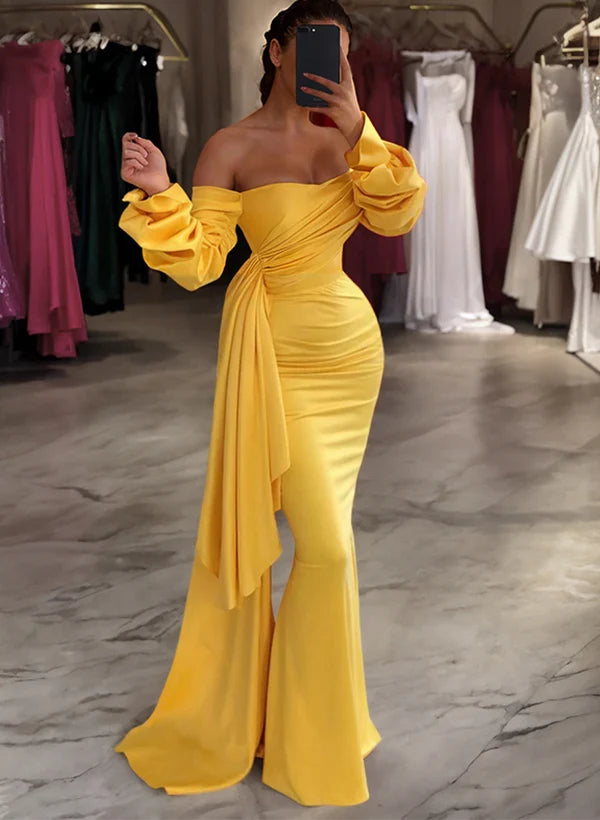 Off-Shoulder Prom Dress - Chloe Dress