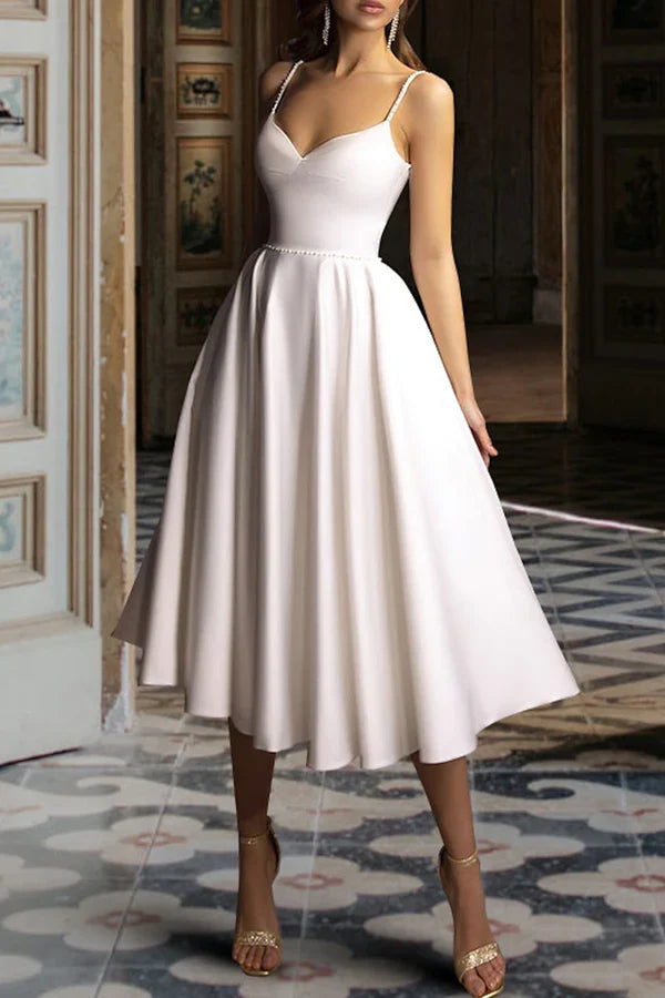 Tea-Length Wedding Dress - Chloe Dress