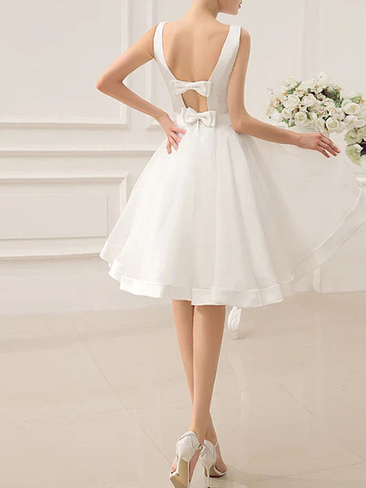 A-Line Knee-Length Wedding Dress - Chloe Dress