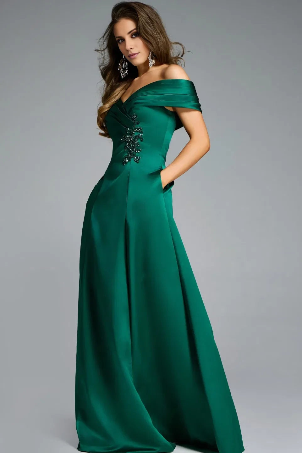A-Line Floor-Length Evening Dress - Chloe Dress