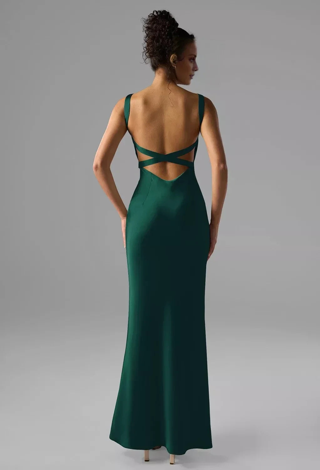 Mermaid Sleeveless Backless Floor-Length Wedding Dress - Chloe Dress