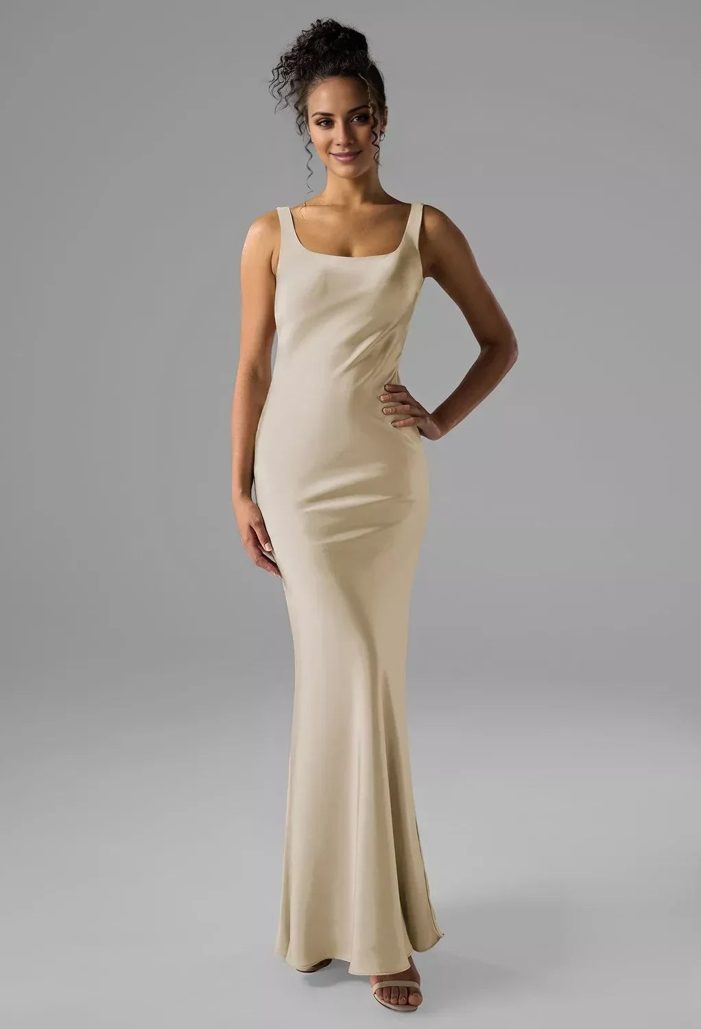 Mermaid Sleeveless Backless Floor-Length Wedding Dress - Chloe Dress