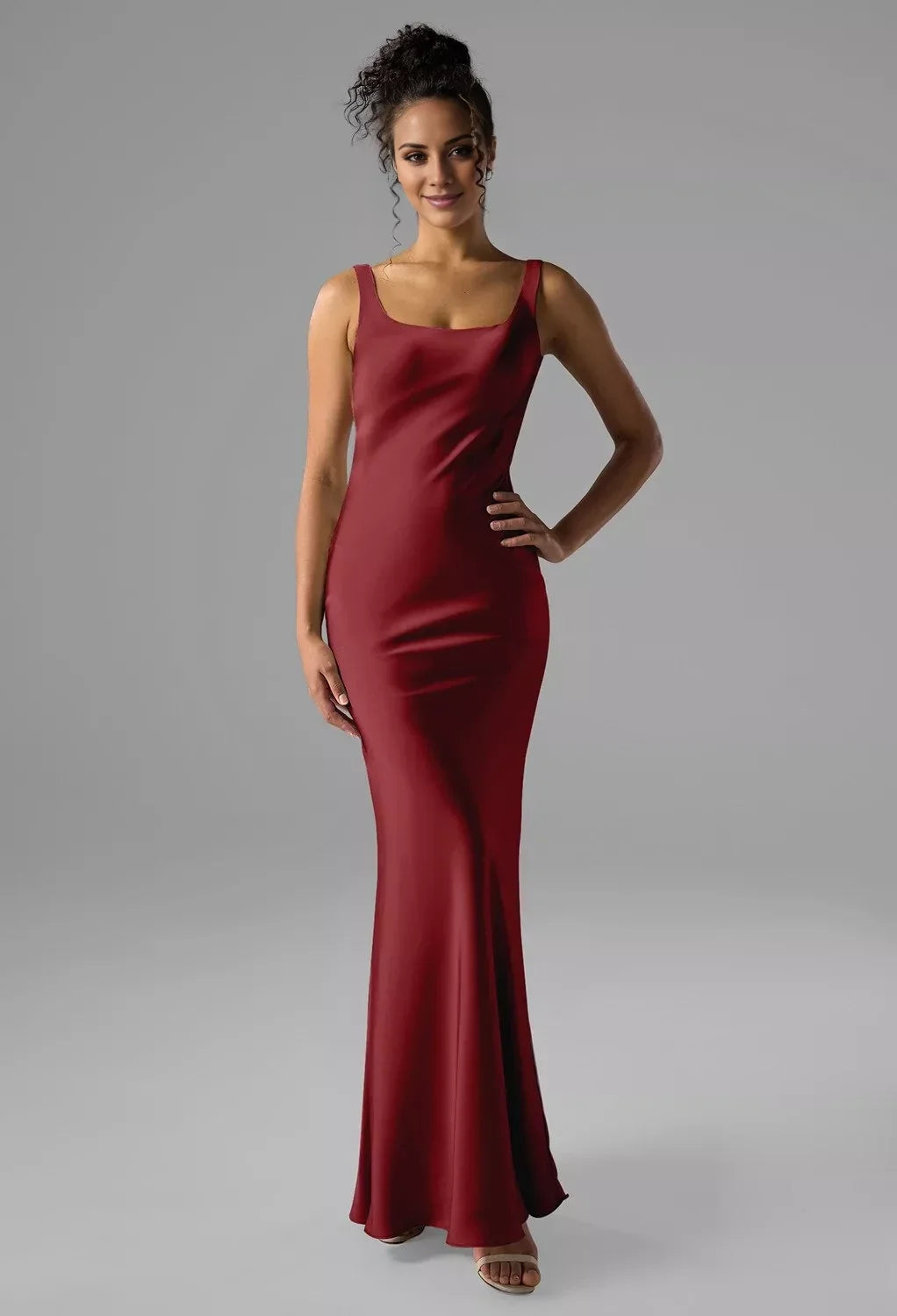 Mermaid Sleeveless Backless Floor-Length Wedding Dress - Chloe Dress
