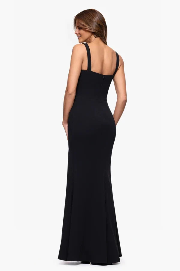 Square Neck Sleeveless Backless High Slit Floor-Length Dress - Chloe Dress