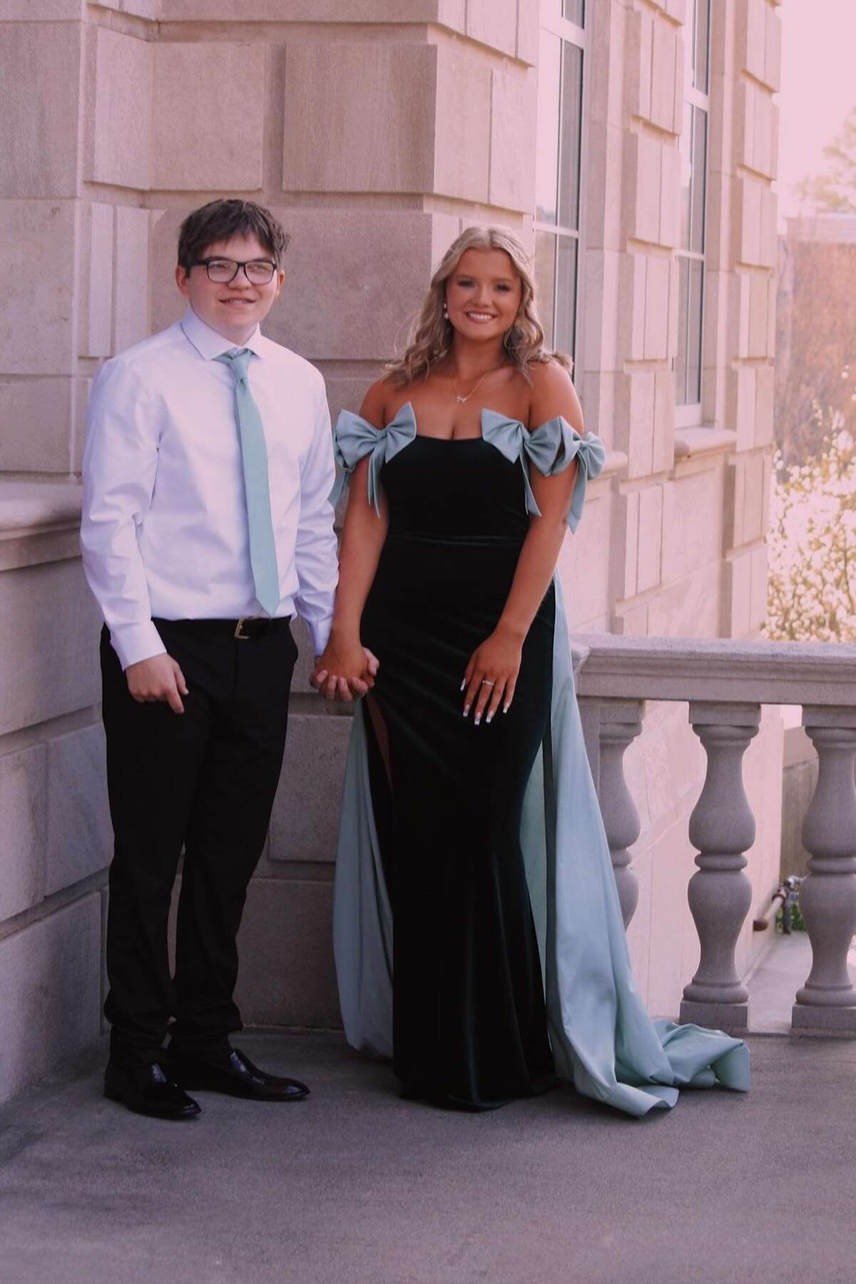 Strapless Velvet Prom Dress - Chloe Dress