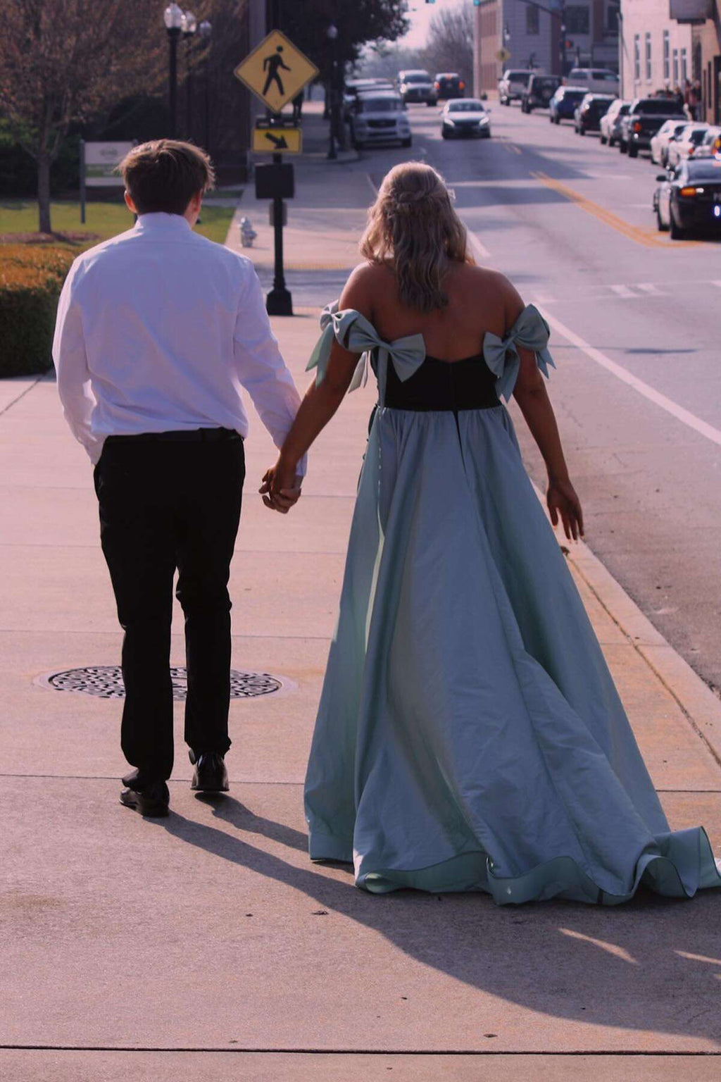 Strapless Velvet Prom Dress - Chloe Dress