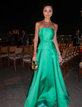 A-Line Strapless Floor-Length Evening Gown - Chloe Dress