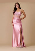 Sweetheart Lace High Slit Floor-Length Prom Dress - Chloe Dress