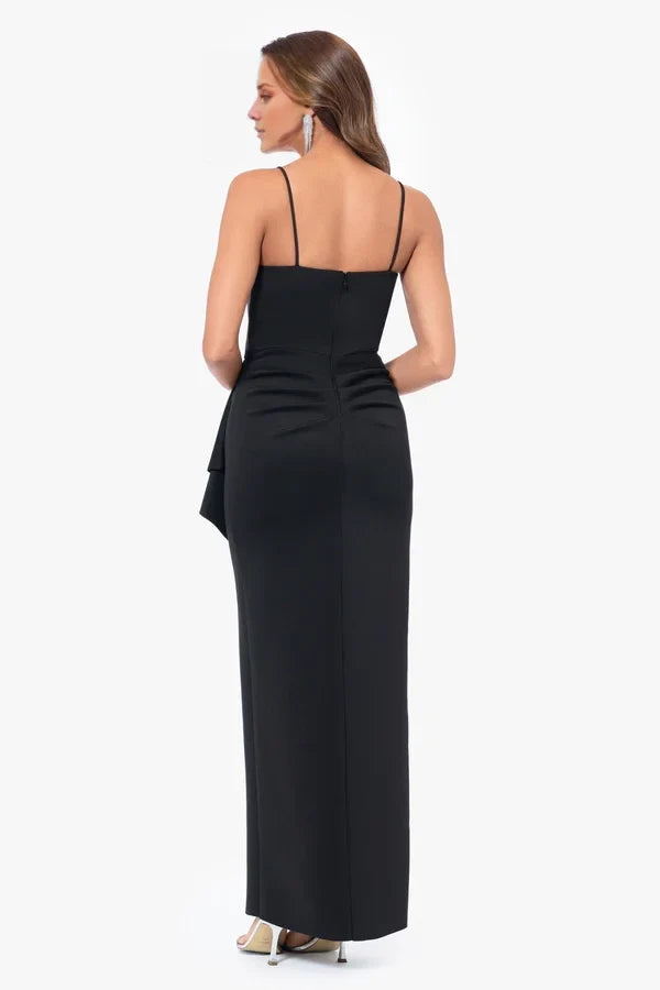 V-Neck Sleeveless Pleated Floor-Length Dress - Chloe Dress