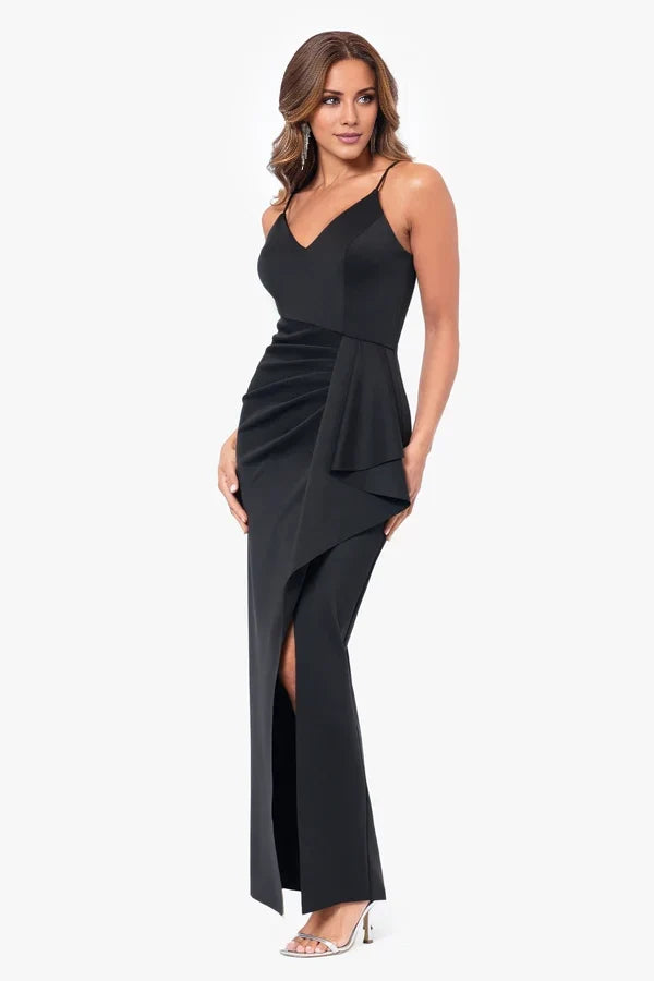 V-Neck Sleeveless Pleated Floor-Length Dress - Chloe Dress