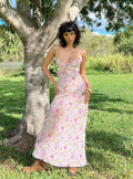 V-Neck Lace Floor-Length Prom Dress - Chloe Dress