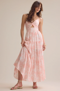 Spaghetti Strap Tiered Floor-Length Prom Dress - Chloe Dress