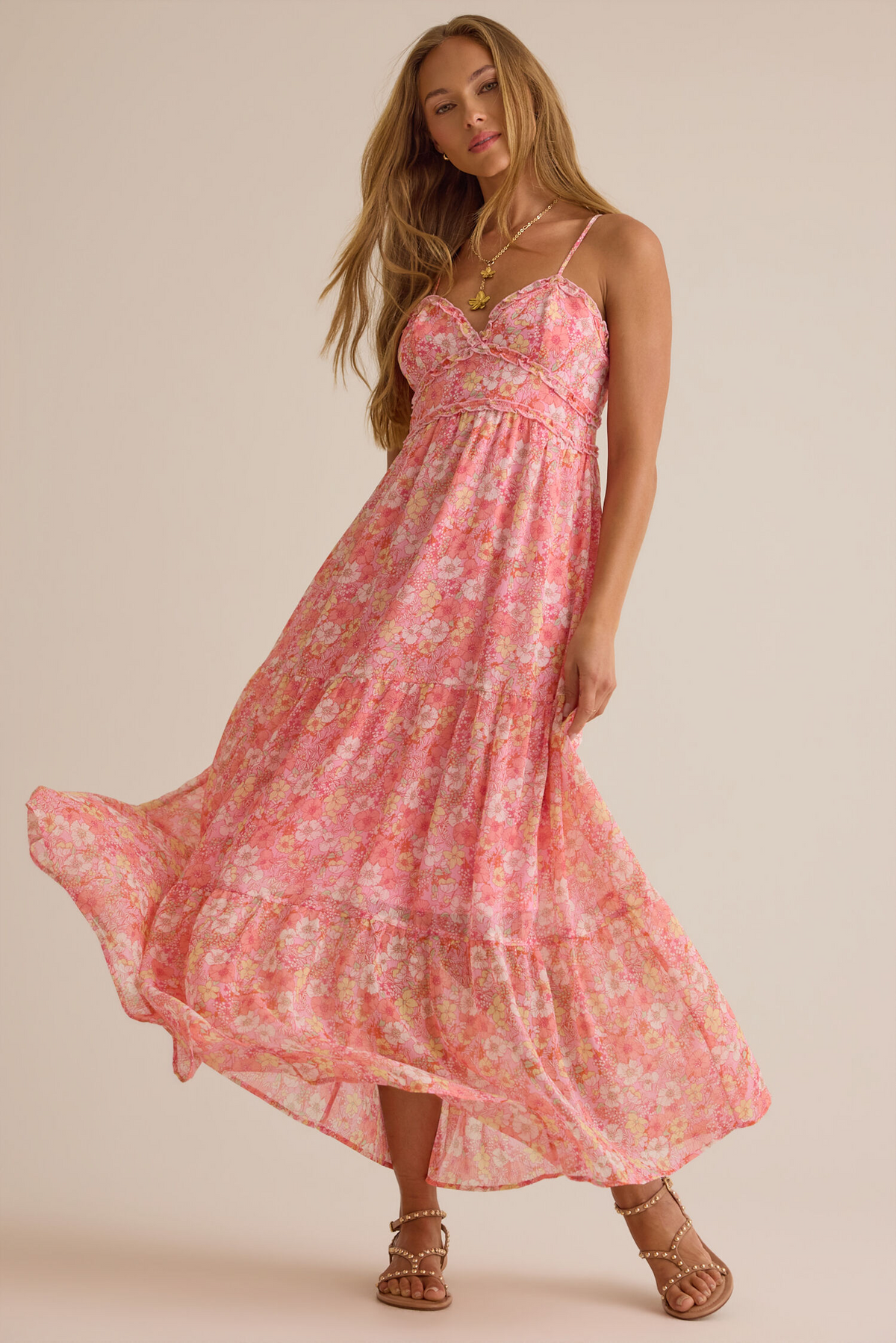 Sweetheart Tiered Floor-Length Prom Dress - Chloe Dress