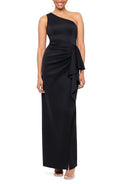 One-Shoulder Open Back High Slit Evening Dress - Chloe Dress