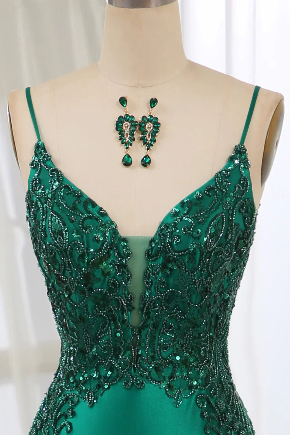 Green Backless Ball Dress - Chloe Dress
