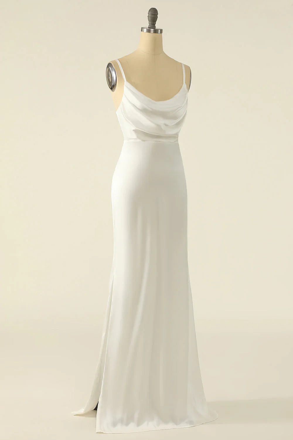 Satin Mini Wedding Dress - Chloe Dress