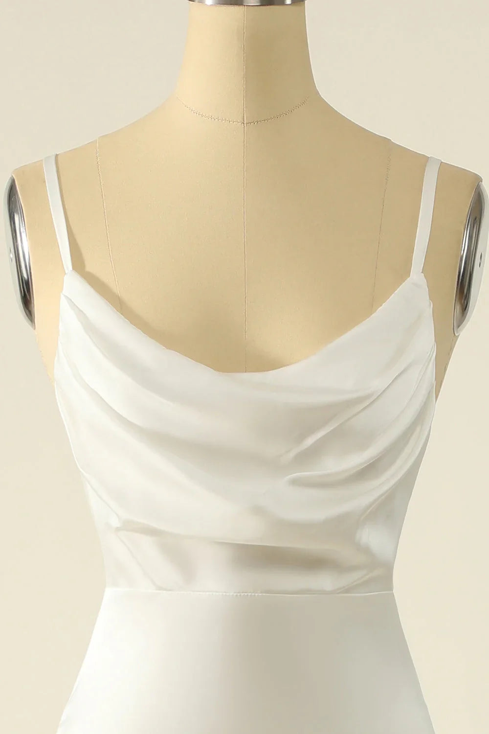 Satin Mini Wedding Dress - Chloe Dress