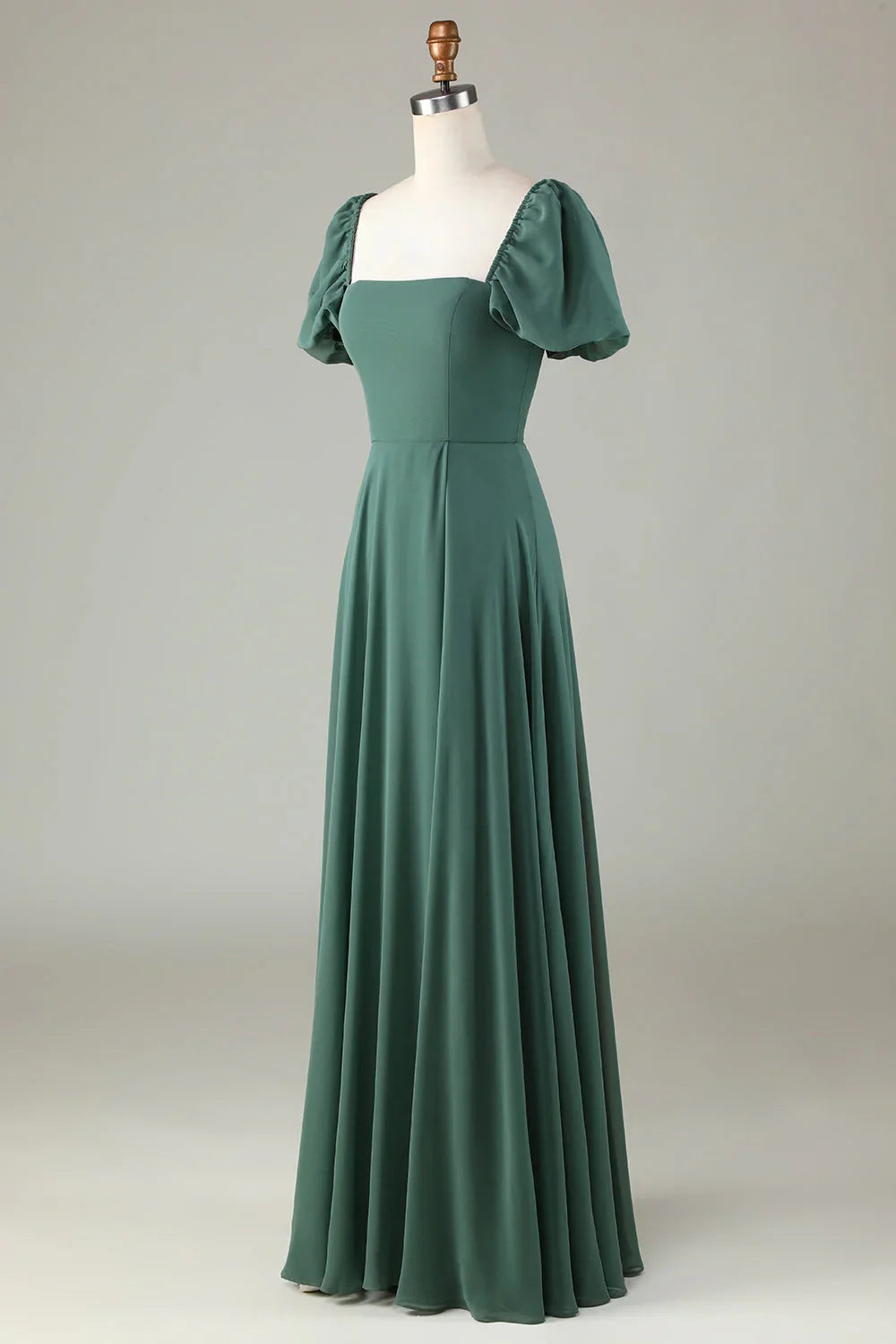 Chiffon Bubble Wedding Dress - Chloe Dress