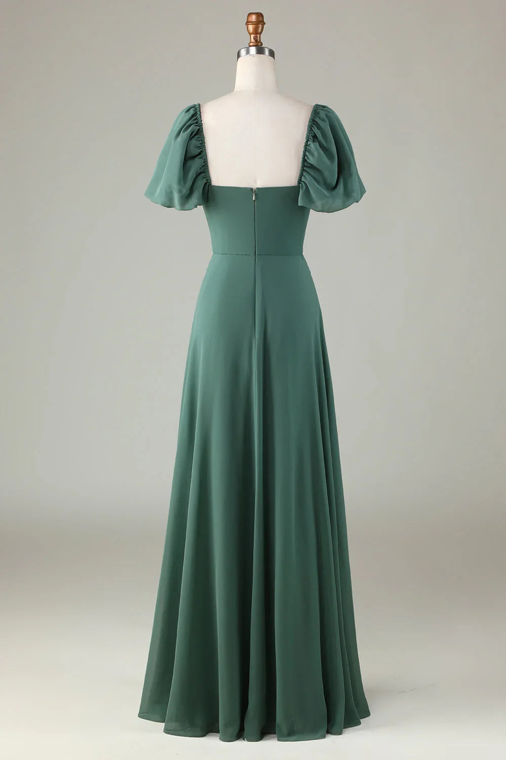 Chiffon Bubble Wedding Dress - Chloe Dress