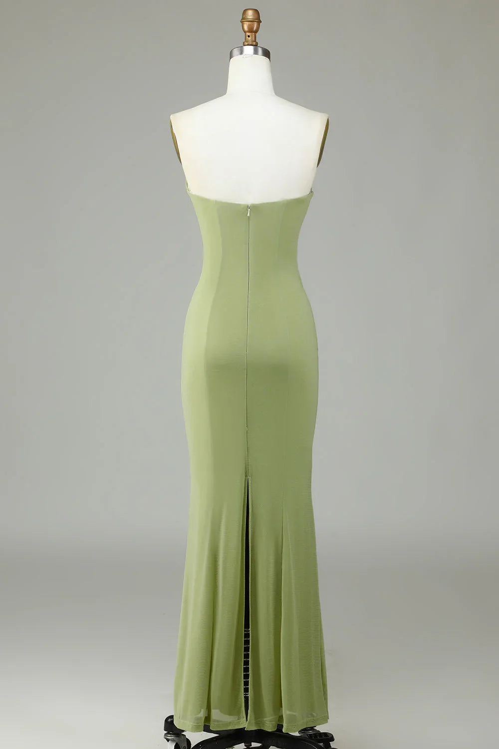 Green Strapless Wedding Dress - Chloe Dress