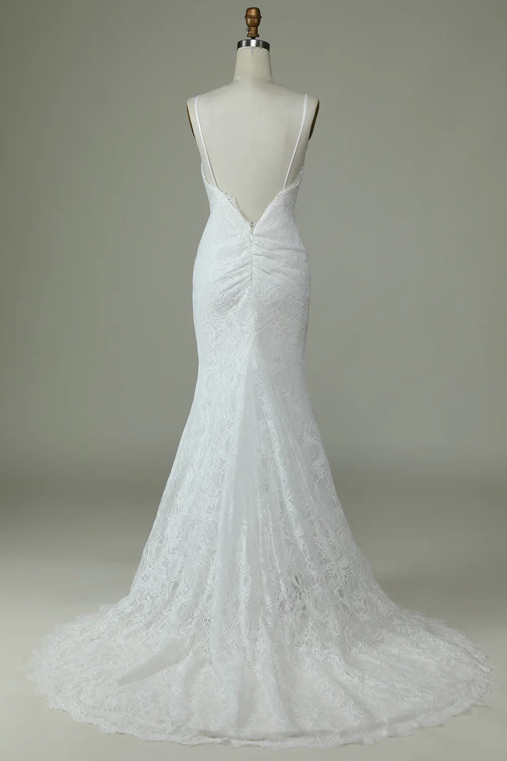 Ivory Off-Shoulder Lace Wedding Dress - Chloe Dress